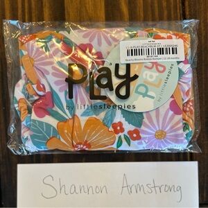 NEW Little Sleepies Beachy Blooms bubble romper 12-18 month